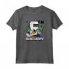 Minecraft Group Shot Happy 6th Birthday Maglietta - Officially Licensed Apparel for Kids - 21MCFT00033A-001