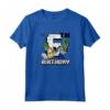 Minecraft Group Shot Happy 6th Birthday Maglietta - Officially Licensed Apparel for Kids - 21MCFT00033A-001