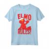 HapTiger Elmo Rules Maglietta - Licenza Ufficiale - Taglie Unisex per Adulti e Donne - Ideale come Regalo