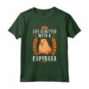 Life is Better with a Capybara - Roditore Capibara Maglietta - Ideale per Proprietari e Allevatori - Divertente Motivo Hydrochoerinae