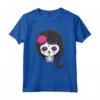 Little Girl Sugar Skull Costume - Dia de Muertos Maglietta for Kids - Perfect for Day of the Dead Celebration