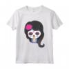 Little Girl Sugar Skull Costume - Dia de Muertos Maglietta for Kids - Perfect for Day of the Dead Celebration