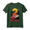 HapTiger Pixar Cars Lightning McQueen 2nd Birthday Peel Out Maglietta - Abbigliamento Ufficiale Pixar per Compleanno