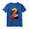 HapTiger Pixar Cars Lightning McQueen 2nd Birthday Peel Out Maglietta - Abbigliamento Ufficiale Pixar per Compleanno