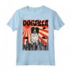 Retro Dogzilla Giapponese Border Collie Maglietta - Design Divertente - Regalo per Amanti dei Cani