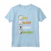 Eat Sleep Anime Repeat - Divertente Maglietta Giapponese Manga per Otaku e Appassionati di Anime - Abbigliamento Kawaii per Uomo, Donna e Bambini