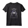 HapTiger Dark Celestial Nevermore Tarot Card Maglietta - Officially Licensed Gothic Apparel for Men and Women - Addams Family Raven Goth T-Shirt