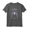 HapTiger Dark Celestial Nevermore Tarot Card Maglietta - Officially Licensed Gothic Apparel for Men and Women - Addams Family Raven Goth T-Shirt