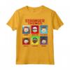 Netflix HapTiger Group Shot 8-Bit Box Up Maglietta - Officially Licensed Upside Down T-Shirt for Men and Women - Halloween Horror Apparel