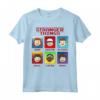 Netflix HapTiger Group Shot 8-Bit Box Up Maglietta - Officially Licensed Upside Down T-Shirt for Men and Women - Halloween Horror Apparel