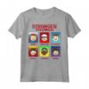 Netflix HapTiger Group Shot 8-Bit Box Up Maglietta - Officially Licensed Upside Down T-Shirt for Men and Women - Halloween Horror Apparel