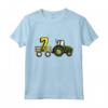 Bambino Trattore Ragazzo 7° Compleanno T-shirt - Maglietta per Bambini di 7 Anni Appassionati di Trattori e Veicoli Agricoli