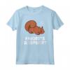 Scoiattolo Scoiattoli Sonnellino Dormire Pigiama Camicia da Notte Maglietta - Lazy Nap Sleeping Sleep Squirrel Squirrels - Pigiama Divertente e Comodo per Amanti degli Animali
