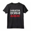 Magliette Uomo Manica Lunga Anime - Mangia Dormi Anime - Maglietta a Manica Lunga per Compleanno - Marca HapTiger