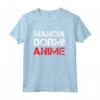 Magliette Uomo Manica Lunga Anime - Mangia Dormi Anime - Maglietta a Manica Lunga per Compleanno - Marca HapTiger