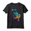 Luminoso Colorato Dj Cat Con Cuffie Tech House Maglietta - Ideale per Musicisti e DJ Amanti dei Gatti - Regalo Unico per DJ