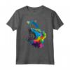 Luminoso Colorato Dj Cat Con Cuffie Tech House Maglietta - Ideale per Musicisti e DJ Amanti dei Gatti - Regalo Unico per DJ
