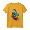Luminoso Colorato Dj Cat Con Cuffie Tech House Maglietta - Ideale per Musicisti e DJ Amanti dei Gatti - Regalo Unico per DJ