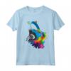 Luminoso Colorato Dj Cat Con Cuffie Tech House Maglietta - Ideale per Musicisti e DJ Amanti dei Gatti - Regalo Unico per DJ