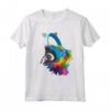 Luminoso Colorato Dj Cat Con Cuffie Tech House Maglietta - Ideale per Musicisti e DJ Amanti dei Gatti - Regalo Unico per DJ