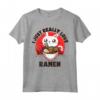 Love Ramen Japanese Noodles T-Shirt Kawaii Anime Cat Gift Maglietta - Funny Ramen Lover Shirt for Christmas and Birthdays