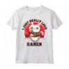 Love Ramen Japanese Noodles T-Shirt Kawaii Anime Cat Gift Maglietta - Funny Ramen Lover Shirt for Christmas and Birthdays
