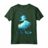 HapTiger Donald Duck Paint Pour Portrait Maglietta - Officially Licensed Disney Apparel for Fans