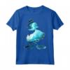 HapTiger Donald Duck Paint Pour Portrait Maglietta - Officially Licensed Disney Apparel for Fans