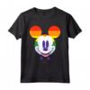 HapTiger Year of the Mouse Happy as a Rainbow Mickey June Maglietta - Official Disney T-Shirts for Men, Women, Boys, and Girls