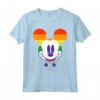 HapTiger Year of the Mouse Happy as a Rainbow Mickey June Maglietta - Official Disney T-Shirts for Men, Women, Boys, and Girls