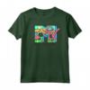 HapTiger Colorful Nature Logo Fill Maglietta - Official Music Television T-Shirts for Men, Women, Boys, and Girls