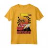 HapTiger Pixar Cars Lightning McQueen 5th Birthday Peel Out Maglietta - Officially Licensed Apparel for Kids