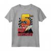 HapTiger Pixar Cars Lightning McQueen 5th Birthday Peel Out Maglietta - Officially Licensed Apparel for Kids