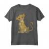 HapTiger Lion King Distressed Simba Smirk Maglietta - Officially Licensed Hakuna Matata T-shirt
