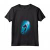 HapTiger Little Mermaid Ariel Swim Under Water Light Maglietta con Collo a V - T-shirt Ufficiale Disney per Fan della Sirenetta