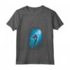 HapTiger Little Mermaid Ariel Swim Under Water Light Maglietta con Collo a V - T-shirt Ufficiale Disney per Fan della Sirenetta