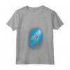 HapTiger Little Mermaid Ariel Swim Under Water Light Maglietta con Collo a V - T-shirt Ufficiale Disney per Fan della Sirenetta