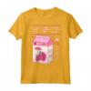 Latte alla fragola giapponese Kawaii Kanji Vaporwave Maglietta - Design Giapponese Anime Jpop - Regalo Divertente per Amanti della Cultura Nipponica