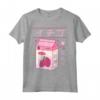 Latte alla fragola giapponese Kawaii Kanji Vaporwave Maglietta - Design Giapponese Anime Jpop - Regalo Divertente per Amanti della Cultura Nipponica