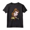 HapTiger Beauty & The Beast Belle Ballgown Portrait Maglietta - Official Licensed Vintage T-Shirt for Men, Women, Boys, Girls.
