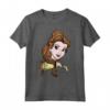 HapTiger Beauty & The Beast Belle Ballgown Portrait Maglietta - Official Licensed Vintage T-Shirt for Men, Women, Boys, Girls.