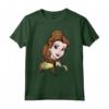 HapTiger Beauty & The Beast Belle Ballgown Portrait Maglietta - Official Licensed Vintage T-Shirt for Men, Women, Boys, Girls.