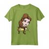 HapTiger Beauty & The Beast Belle Ballgown Portrait Maglietta - Official Licensed Vintage T-Shirt for Men, Women, Boys, Girls.