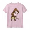 HapTiger Beauty & The Beast Belle Ballgown Portrait Maglietta - Official Licensed Vintage T-Shirt for Men, Women, Boys, Girls.