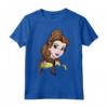 HapTiger Beauty & The Beast Belle Ballgown Portrait Maglietta - Official Licensed Vintage T-Shirt for Men, Women, Boys, Girls.
