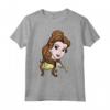 HapTiger Beauty & The Beast Belle Ballgown Portrait Maglietta - Official Licensed Vintage T-Shirt for Men, Women, Boys, Girls.