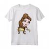 HapTiger Beauty & The Beast Belle Ballgown Portrait Maglietta - Official Licensed Vintage T-Shirt for Men, Women, Boys, Girls.