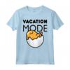 Modalità Vacanza Gudetama Maglietta - Licenza Ufficiale HapTiger Apparel per Appassionati di Gudetama