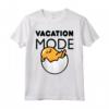 Modalità Vacanza Gudetama Maglietta - Licenza Ufficiale HapTiger Apparel per Appassionati di Gudetama