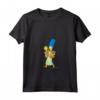 HapTiger Marge Simpson and Maggie Grocery Run Maglietta con Collo a V - Official Merchandise - Unique Tee for Fans